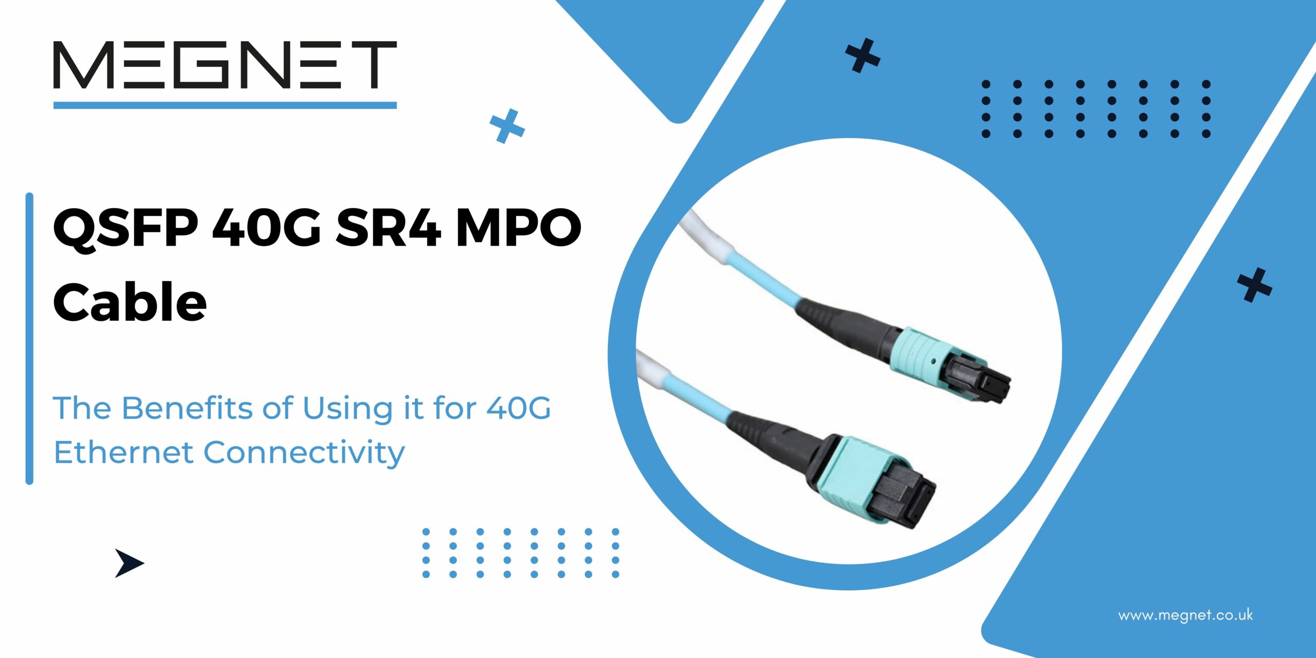 QSFP40G SR4 MPO Cable